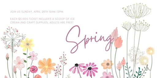 Immagine principale di Spring Ice Cream Social and Craft Day! 