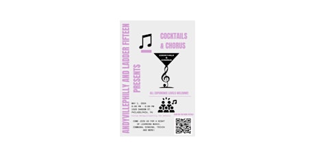 Cocktails & Chorus: An inclusive experience blending singing, community.