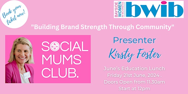 Building Brand Strength through Community with Kirsty Foster