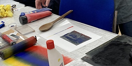 Creative Lino  and Geli plate printing