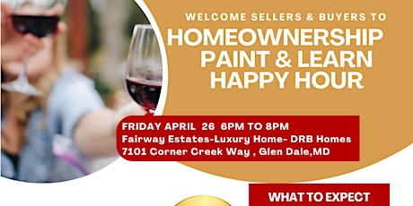 HomeOwners Paint & Sip Happy Hour