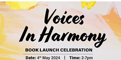 Book Launch - Voices In Harmony primary image