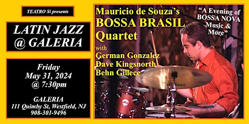 Image principale de TEATRO Si presents an evening with BOSSA BRASIL