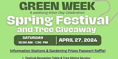 Imagem principal do evento Spring/ Arbor Day Celebration