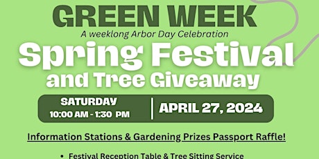 Spring/ Arbor Day Celebration