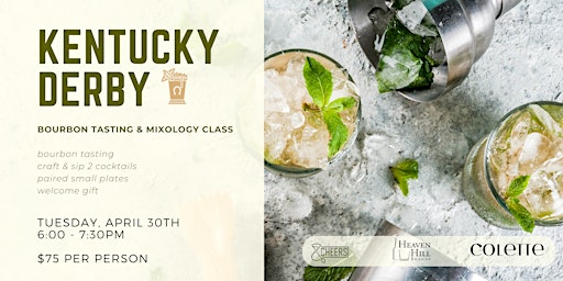 Image principale de Kentucky Derby Bourbon Tasting & Mixology Experience