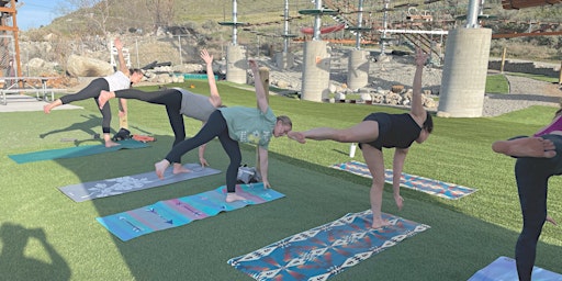 Primaire afbeelding van Yoga + Ropes Course at High Trek Chelan (Ages 10+!)