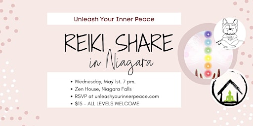 Imagem principal do evento [Niagara] Reiki Share with Unleash Your Inner Peace