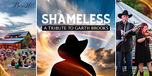 Imagem principal do evento Garth Brooks covered by Shameless / Texas wine / Anna, TX