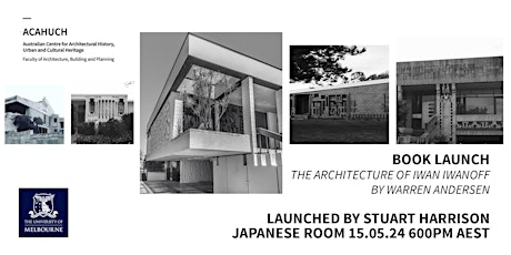 Book Launch : The Architecture of Iwan Iwanoff