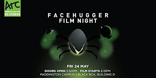 Imagem principal do evento Facehugger Film Night (45 years of ALIEN)