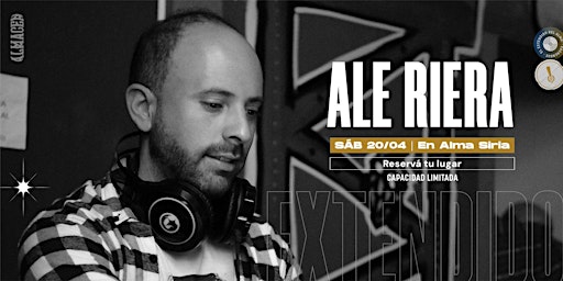Imagem principal do evento DJ Ale Riera - E X T E N D I D O