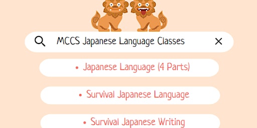MCCS Okinawa: Survival Japanese Writing primary image