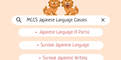Imagem principal de MCCS Okinawa: Survival Japanese Language