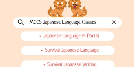 MCCS Okinawa: Survival Japanese Language