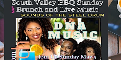 Image principale de Sunday Blue Room Brunch feat DNA Music & the Sound of the Steelpan