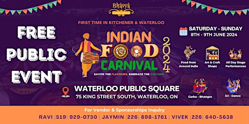 Imagem principal do evento Indian Food Carnival 2024