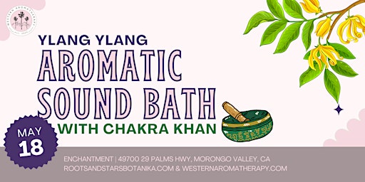 Imagem principal do evento Aromatic Sound Bath with Ylang ylang