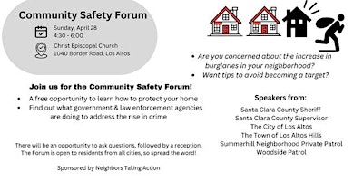 Imagen principal de Community Safety Forum
