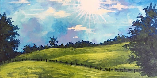 Sunshine Hill - Paint and Sip by Classpop!™ primary image