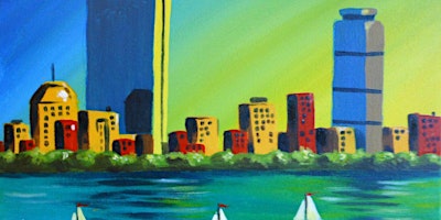 Boston Skyline - Paint and Sip by Classpop!™ primary image