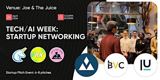 Primaire afbeelding van Tech/AI WEEK: Startup Networking Palo Alto