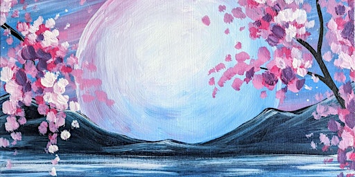 Imagem principal do evento Blossom Moon River - Paint and Sip by Classpop!™