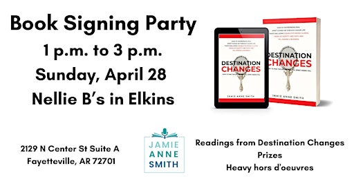 Imagem principal do evento Book Signing Party for Jamie Anne Smith, Author of Destination Changes
