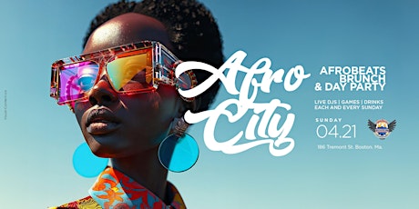 AfroCity  Brunch + Day Party @Guys Fieri Boston | 1p-8p