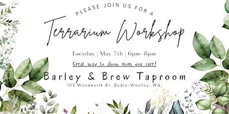 Terrarium Workshop at Barley and Brew