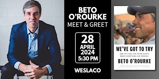 Imagem principal de Beto O'Rourke | Meet & Greet Benefit - 5:30 PM