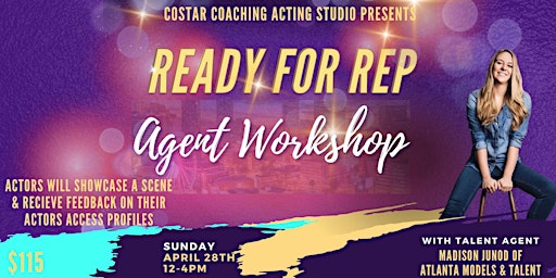 Imagen principal de READY FOR REP - Actor Showcase