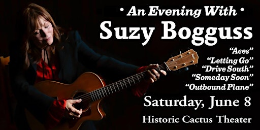 Imagem principal do evento An Evening with Suzy Bogguss - Live at Cactus Theater!