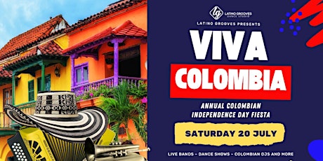 ¡VIVA COLOMBIA! The annual Colombian Independence Day Party