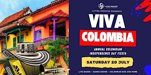 Primaire afbeelding van ¡VIVA COLOMBIA! The annual Colombian Independence Day Party