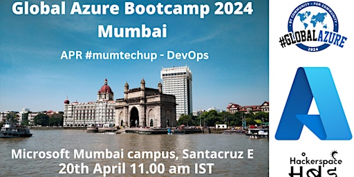 Image principale de Global Azure Bootcamp 2024 - Mumbai | Apr #mumtechup -DevOps
