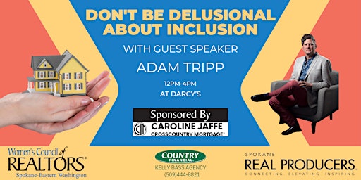 Imagem principal do evento "Don't Be Delusional About Inclusion" with Adam Tripp