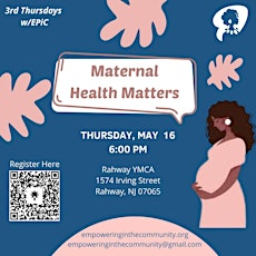 3rd Thursday Chat with EPiC - Maternal Health (May)