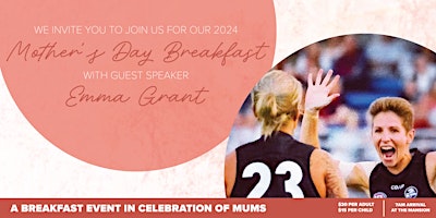 Imagem principal do evento 2024 Mother's Day Breakfast