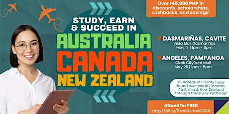 (Angeles, Pampanga - May 25) Study & Reside in Canada|Australia Roadshow