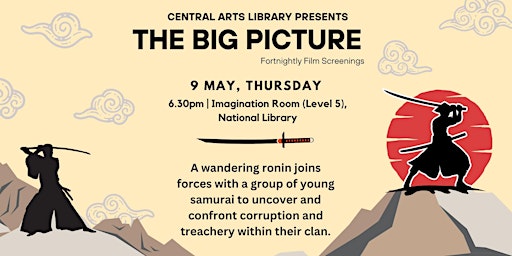 Hauptbild für The Big Picture- Monthly Movie Screenings (9 May) | Central Arts Library