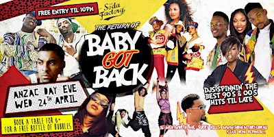 Primaire afbeelding van Baby Got Back 90s & 00s Soda Party