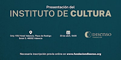 Image principale de Presentación del Instituto de Cultura