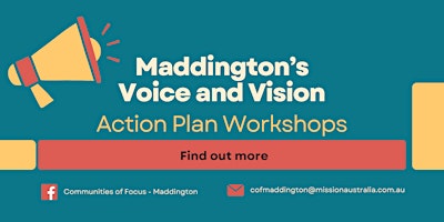 Imagen principal de Communities of Focus - Maddington Community Plan workshop: Action Plan