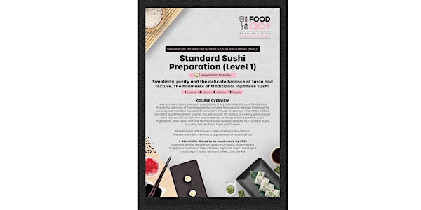 Food Act Sushi Preparation Course (Skillsfuture Funding Eligible)