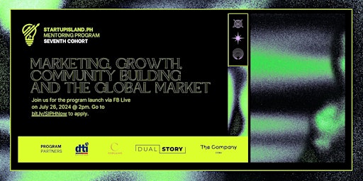 Marketing, Growth, Community Building And The Global Market primary image