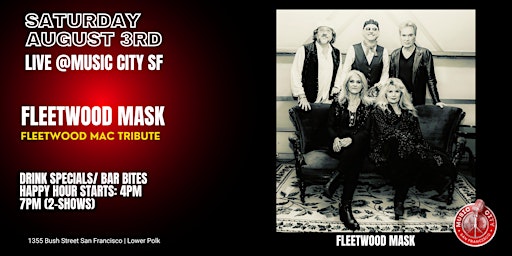 Imagem principal de Fleetwood Mask -Fleetwood Mac Tribute/Early & Late Show