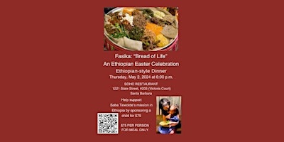 Imagem principal do evento Ethiopian-style Dinner at Soho Restaurant