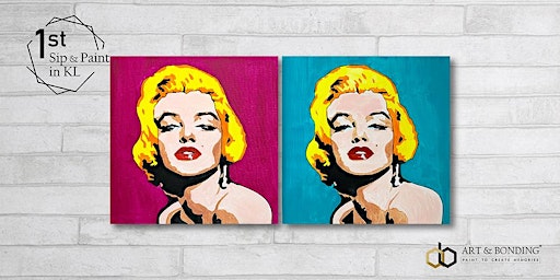 Sip & Paint Date Night : Marilyn Monroe by Andy Warhol