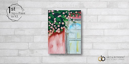Image principale de Sip & Paint Night : Flower Blooming by the Door